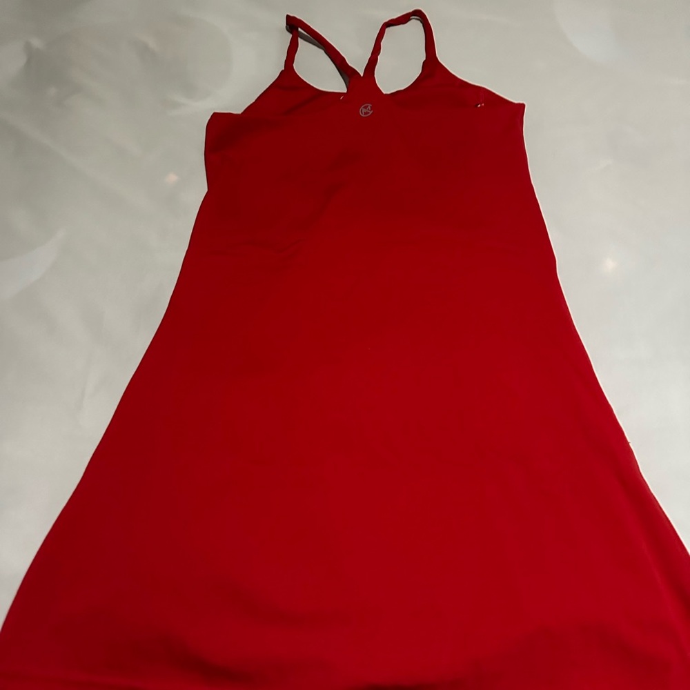 Red Sleeveless Jumpsuit